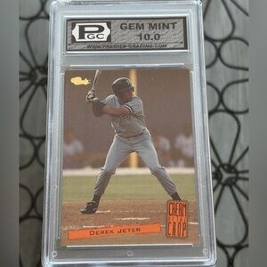 Derek Jeter 1994 Classic New York Yankees Rookie RC Baseball Card Graded 10